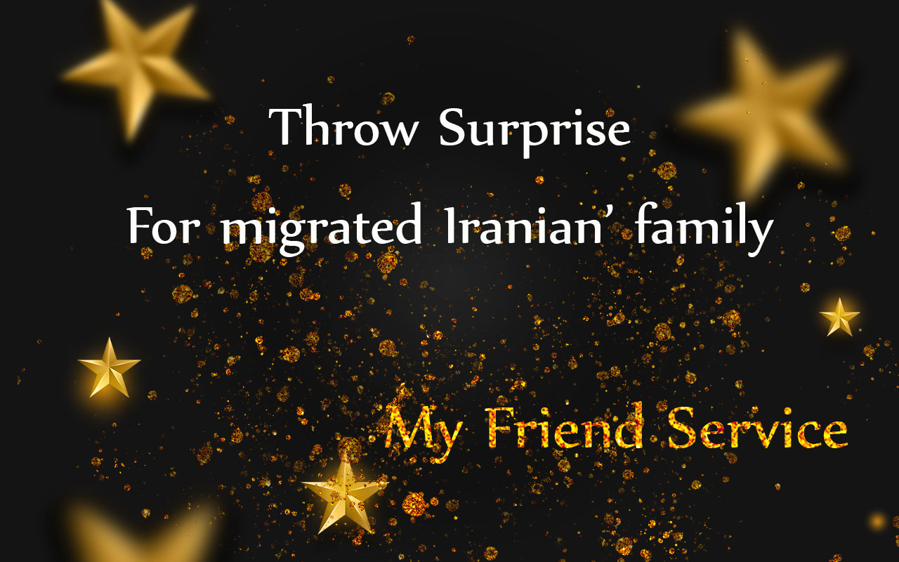 send gift to iran - throw surprise for migrated iranian's family inside iran - from hypersurprise
